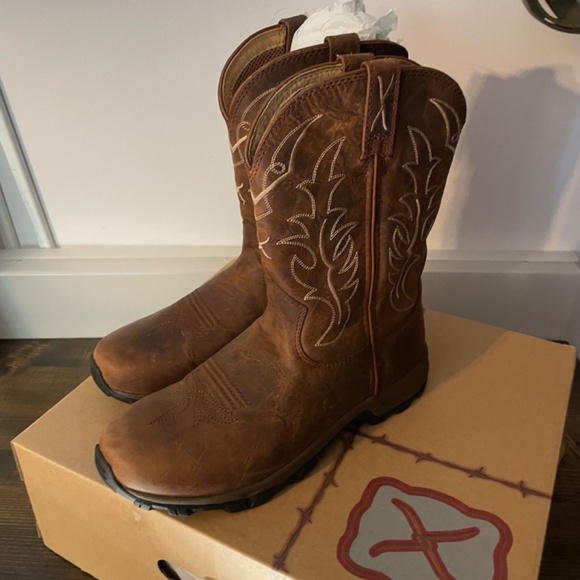 Twisted X Women’s hiker Boots D toe 10” RUST Size 10 - Picture 5 of 9